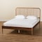 Baxton Studio Neilan ModernWalnut Brown Finished Wood Platform Bed-Full 193-11489-ZORO - alternate 9